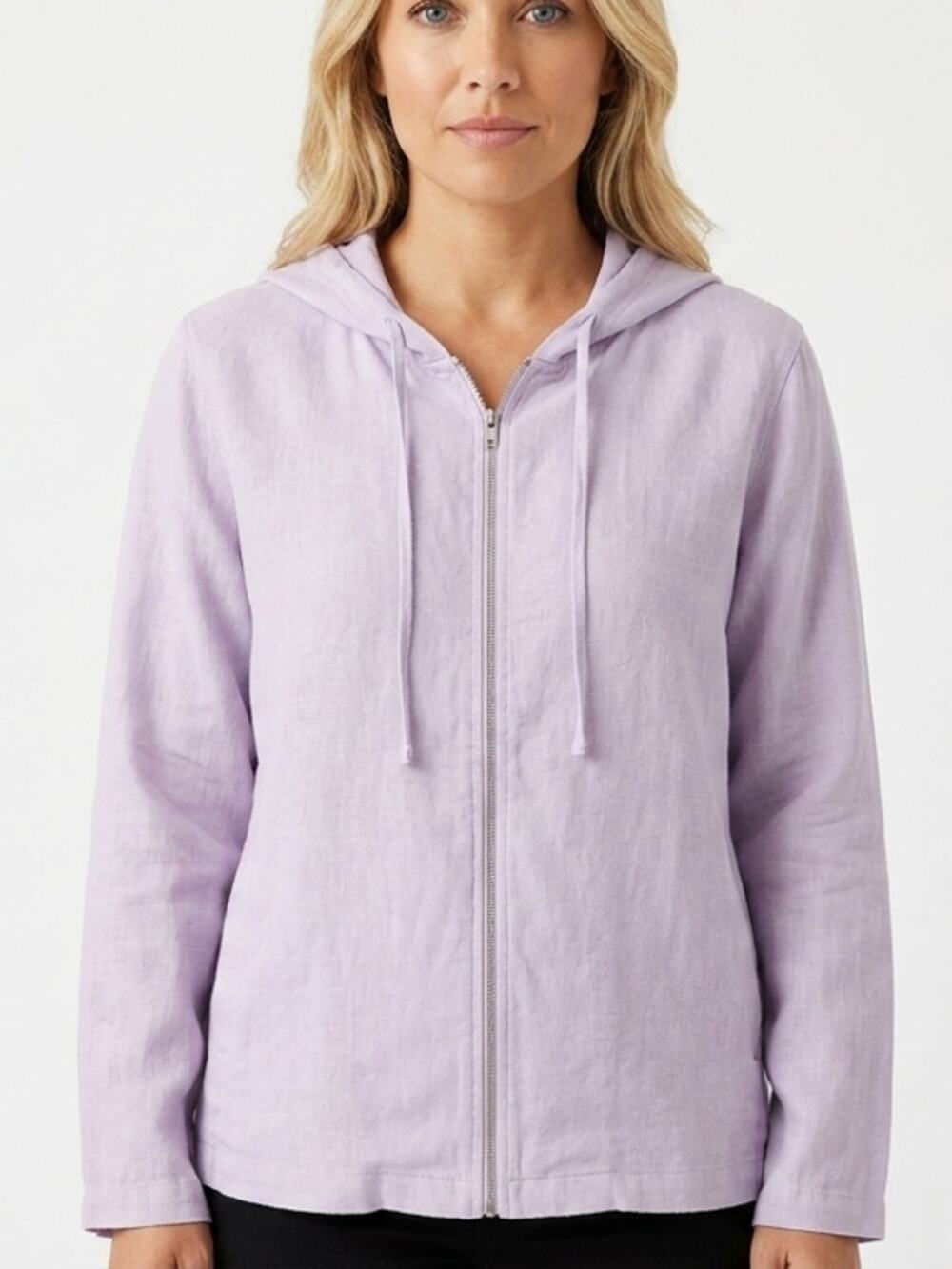 Chadwick's Full Zip Hooded Lightweight Breathable Jacket Women Size S
